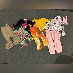 12-24 Month Size Toddler Girls Matching set Outfit Sets Hippie Indie Cute Lot